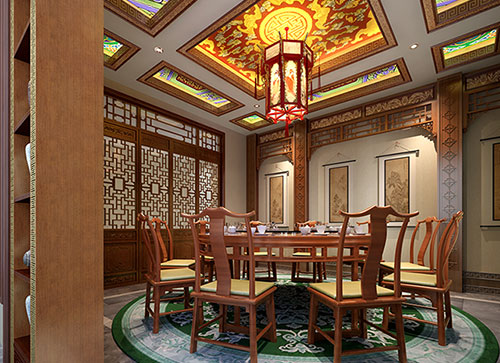 衢州中式古典风格家居装修设计效果图
